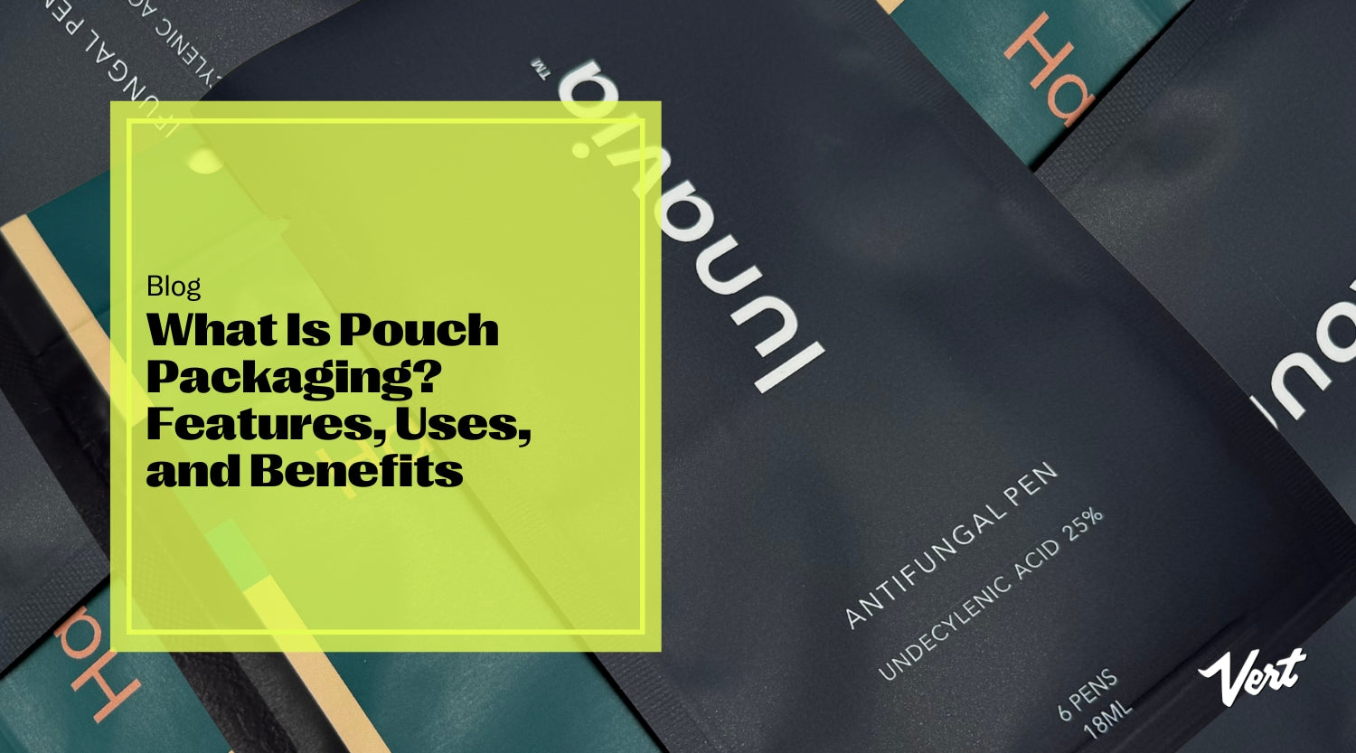 pouch packaging banner
