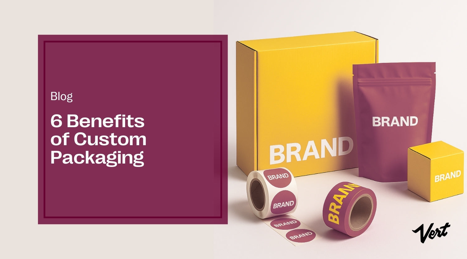 Benefits of custom packaging